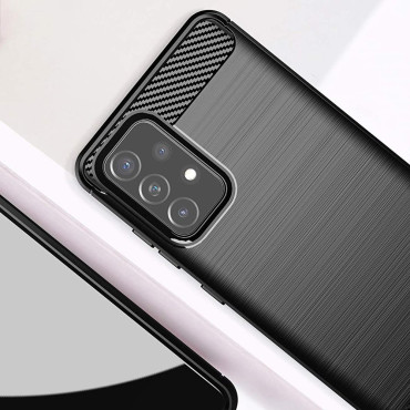 Flexibele case cover voor Samsung Galaxy A72 4G CO2COSE - zwart