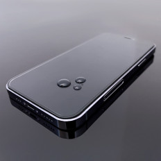 Gehard glasglasfilm met een frame voor Samsung Galaxy A72 4G Volledige Cover Flexi Nano - Zwart