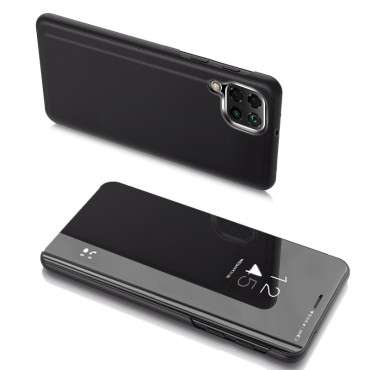 CASE-Hülle mit Samsung Galaxy A22 4G Klarer Ansicht Fall - Schwarz