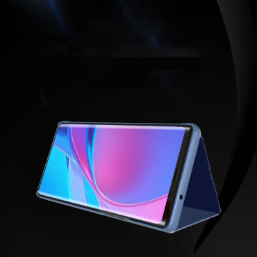 Fallfall med Samsung Galaxy A22 4G Clear View Case - Svart