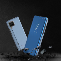 CASE-Hülle mit Samsung Galaxy A22 4G Klarer Ansicht Fall - Schwarz