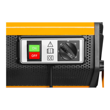 Brandinfraroodwarmte-radiator voor het drogen van verf op een statief 2200W IR-DROGER2000.2