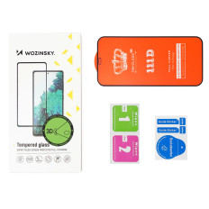 Karkaistu lasi koko näytölle, jossa kehys Samsung Galaxy A22 4G Case Friendly - Musta