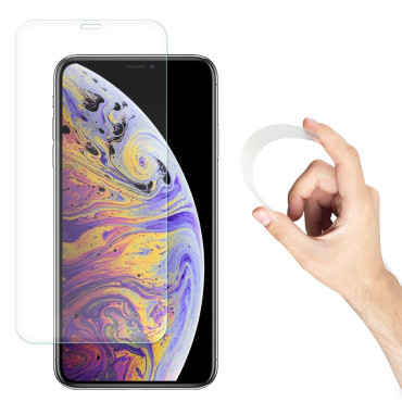 Foglio di vetro elastico ibrido su iPhone 13 Mini Nano Flexi
