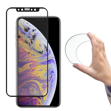 Glass foil tempered glass for iPhone 13 mini with Full Cover and Nano - transparent