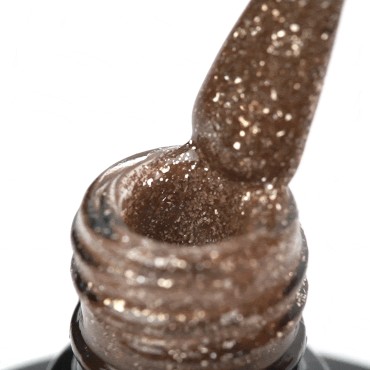 OCHO NAILS Smalto Ibrido Glitter G06 - 5 g — primo piano della superficie