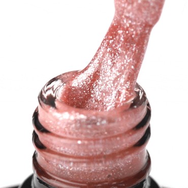 OCHO NAILS Hybrid Nagellack Glitter G07 - 5 g — Detailaufnahme Oberfläche