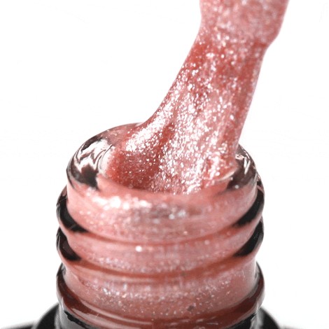 OCHO NAILS Verniz Híbrido com Glitter G07 - 5 g — close-up da superfície