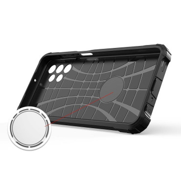 Θωρακισμένη θήκη υβριδικής θήκης Samsung Galaxy A73 υβριδική θωράκιση - μαύρο
