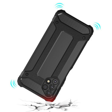Armored Hybrid Case Case Samsung Galaxy A73 Hybrid Armor - Zwart