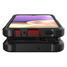 Armored Hybrid Case Case Samsung Galaxy A73 Hybrid Armor - Zwart