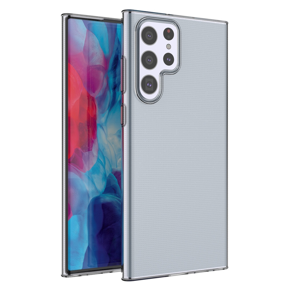 GEL CASE ETUI ULTRA TÖRTÉNŐ A SAMSUNG GALAXY S22 ULTRA átlátszó
