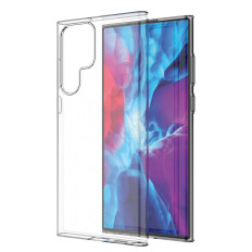 Gel Case Etui Ultra Clear Samsung Galaxy S22 Ultra läpinäkyvä