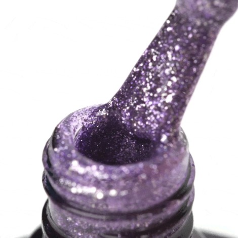 OCHO NAILS Υβριδικό βερνίκι νυχιών με γκλίτερ G09 - 5 g — κοντινή επιφάνεια