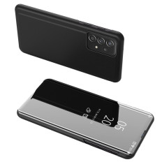 Caso del caso con Samsung Galaxy A73 Clear View Case - Negro