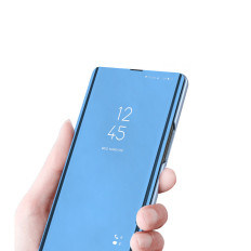 Caso del caso con Samsung Galaxy A73 Clear View Case - Negro
