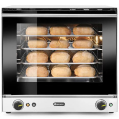 Convectieoven met H90S-bevochtiging op 4 vel metaal 438x315mm Hendi 227077