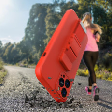 Θήκη σιλικόνης με μια αδέσποτη λωρίδα για το Xiaomi Redmi Σημείωση 11 Pro Rope Case - Μαύρο