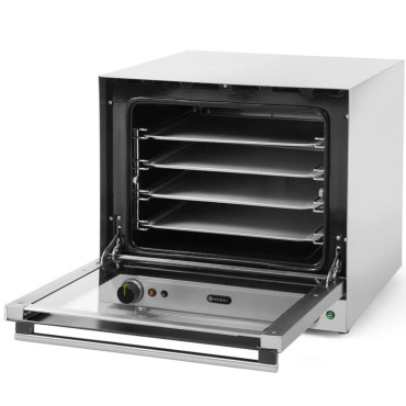 Horno de convección con HUMIDIFICACIÓN H90S en 4 hojas de metal 438x315mm Hendi 227077