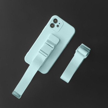 Silikoonikott hulkuvate triip Xiaomi Poco M4 Pro 5G Rope Case - must