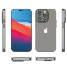 Gel Case Case za iPhone 14 Pro Ultra Clear 0.5mm - pregleden