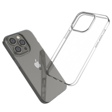 Gelfallsfall för iPhone 14 Pro Ultra Clear 0.5mm - Genomskinlig