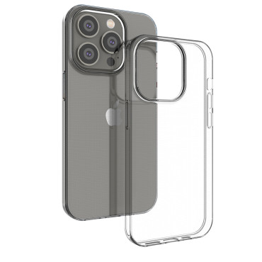 Gelfallsfall för iPhone 14 Pro Ultra Clear 0.5mm - Genomskinlig