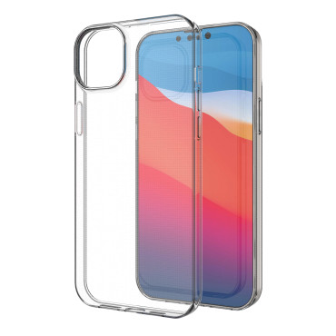Gēla case gadījumā iPhone 14 plus ultra skaidrs 0.5mm - caurspīdīgs