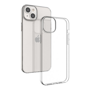 Estuche de gel para iPhone 14 más ultra claro 0.5mm - Transparente