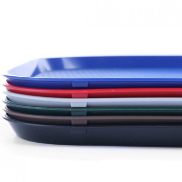 Pequena bandeja para servir fast food com polipropileno azul Hendi 878729
