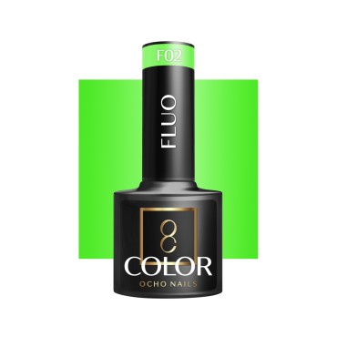 Esmalte de uñas híbrido fluorescente OCHO NAILS F02 - 5 g — vista frontal