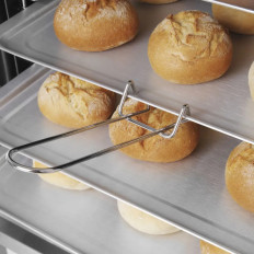 Convectieoven met H90S-bevochtiging op 4 vel metaal 438x315mm Hendi 227077