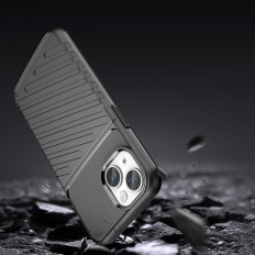 Oklopni slučaj kućišta na iPhone 14 plus Thunder Case - Crni