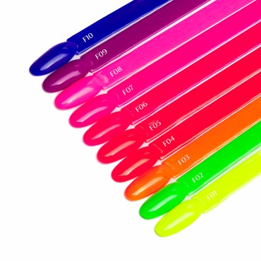 OCHO NAILS Hibridni lak za nohte fluo F02 - 5 g