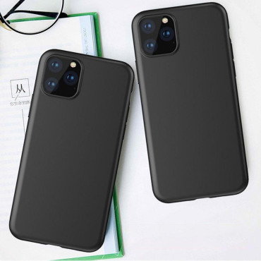 Cubierta de caja elástica de gel para iPhone 14 Plus Funda Suave - Negro