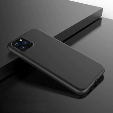 Cubierta de caja elástica de gel para iPhone 14 Plus Funda Suave - Negro