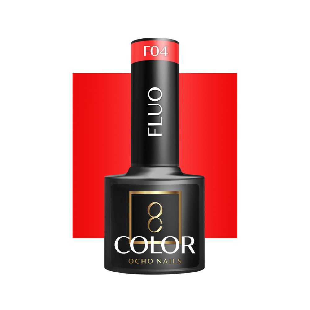 OCHO NAILS Hybrid kynsilakka fluo F04 - 5 g — etuosa