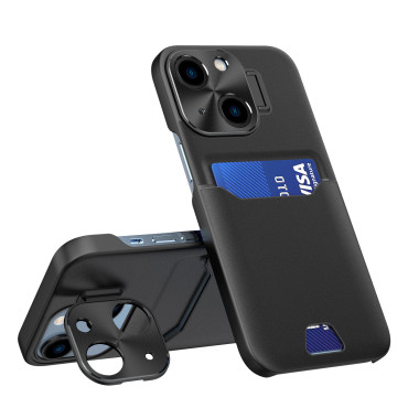 Case TOUCH WALNET ZA KARTICA Z CASE ON SAMSUNG GALAXY S23 Usnje Sand Case - črna