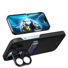 Case TOUCH WALNET ZA KARTICA Z CASE ON SAMSUNG GALAXY S23 Usnje Sand Case - črna