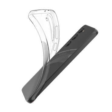 Dunne kast 0.5mm op Samsung Galaxy S23 - transparant