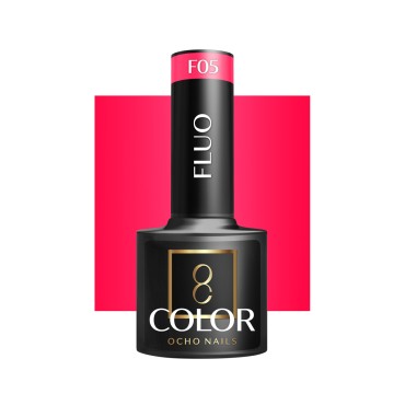 Esmalte de uñas híbrido fluo F05 OCHO NAILS - 5 g — vista frontal