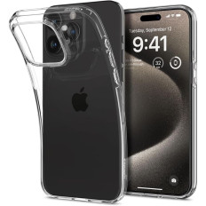 Slučaj za iPhone 15 Pro max tekući kristal - proziran