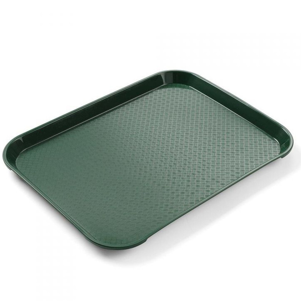 Bandeja pequena bandeja para servir fast food com polipropileno verde Hendi 878736