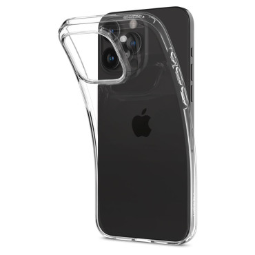 Slučaj na iPhone 15 PRO tekući kristal - proziran