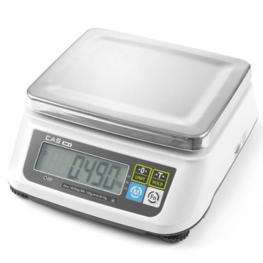 Escala de cozinha com legalização de até 15 kg 2G / 5G CAS Hendi 580431