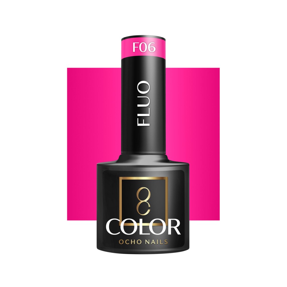 Esmalte híbrido fluo OCHO NAILS F06 - 5 g — vista frontal
