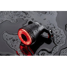 Lampe à vélo arrière avec arrêt intelligent Q5 - Noir