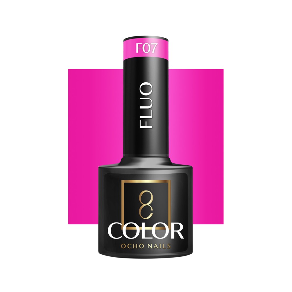 OCHO NAILS Hybrid kynsilakka fluo F07 -5 g — etuosa