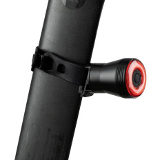 Lampada da bicicletta posteriore con Smart Stop Q5 - Nero