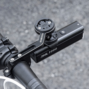 Predné bicykelové svetlo 1000 lm s káblom USB-C - USB-A - čierna